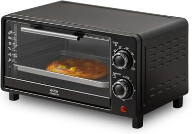 Elite Cuisine ETO059 4-SLICE 9.5 Qt Toaster Oven Broiler