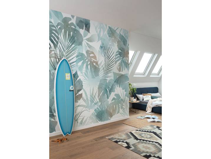 Papier peint Aqua Flora 300 x 250 x 0cm