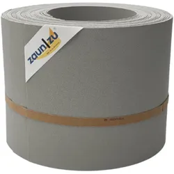 zaun zu® Sichtschutzstreifen PP Sichtschutzstreifen Doppelstabzaun Steingrau,10x 2,55m