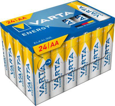 VARTA Alkaline-Batterien ENERGY, Mignon AA, 24 Stück