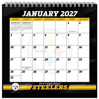 Pittsburgh Steelers 2027 Easel Desk Calendar