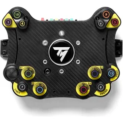 Thrustmaster AddOn Thrustm. EVO Racing 31U Leder Lenkrad (KON) retail (PC, PS4, PS5, Xbox One S, Xbox One X, Xbox Series S, Xbox Series X), Gaming Controller, Schwarz, Gelb
