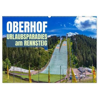 Oberhof - Urlaubsparadies am Rennsteig (Wandkalender 2027 DIN A2 quer), CALVENDO Monatskalender