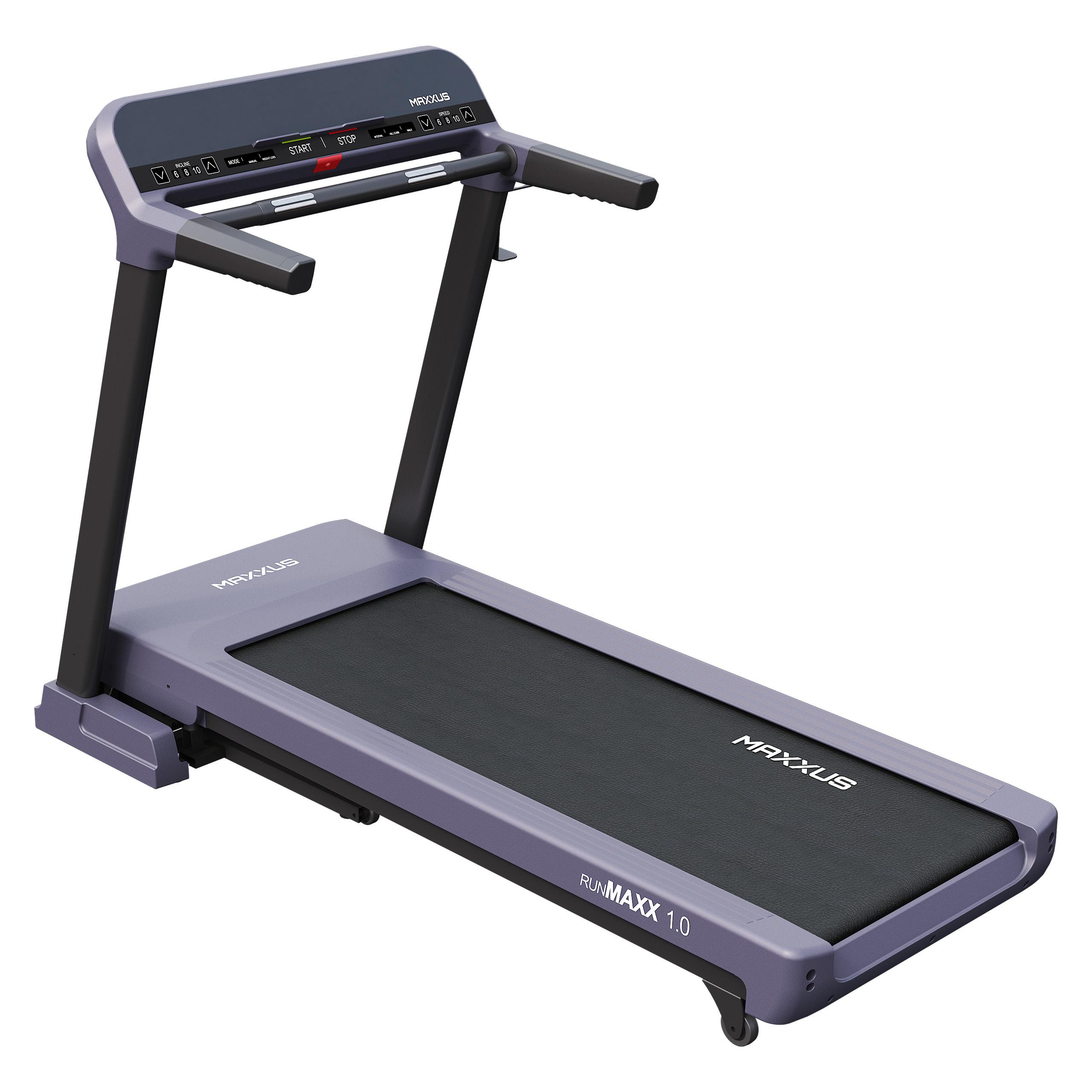 MAXXUS Laufband klappbar, 20 km/h, 3 PS, 15% Steigung, Lauffläche 140x51cm