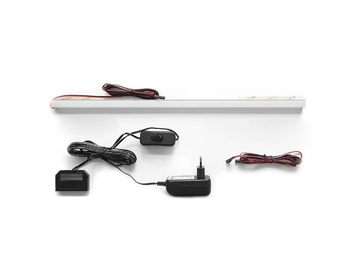 LED-Beleuchtung Coulogne II 45 x 2 x 2cm Weiß Kunststoff