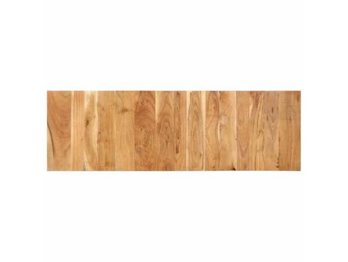 Kopfteil 160 cm Akazie Massivholz, Akazie Kopfstützenpaneel für Bett, Industriell Stil, Wand montiert, platzsparend, perfekte Rückenstütze beim Lesen.