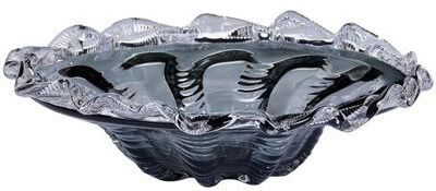 Aria Home Cascade Petal Platter Decorative Glass Centerpiece Bowl