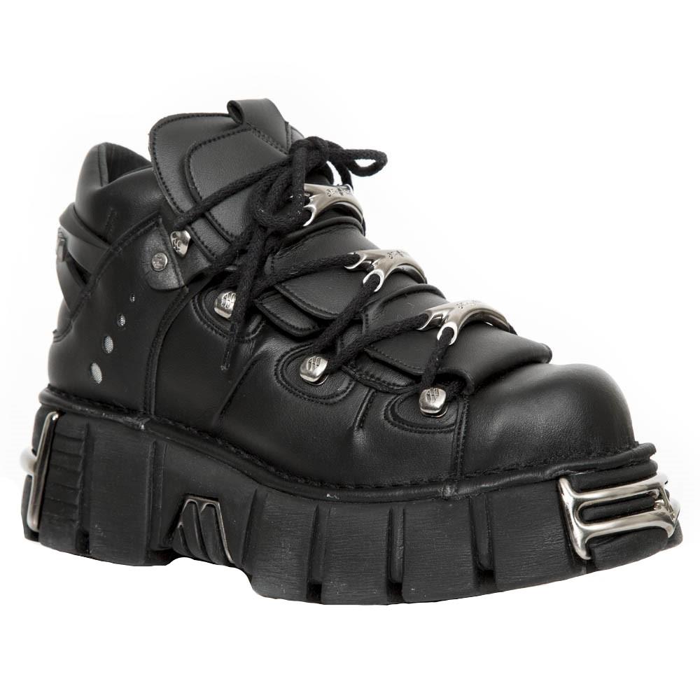 New Rock Unisex veganistisch lederen gotische laarzen - M-106-VS1