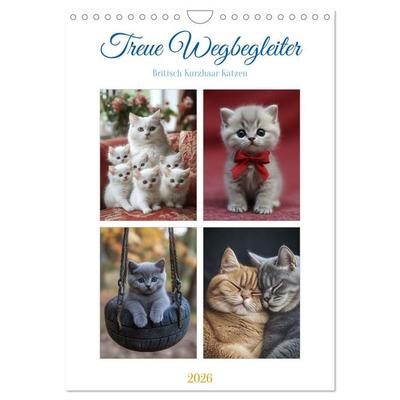Treue Wegbegleiter (Wandkalender 2026 DIN A4 hoch), CALVENDO Monatskalender
