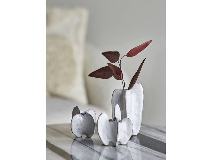 Vase Jayce 3 pièces Ø 10cm Blanc
