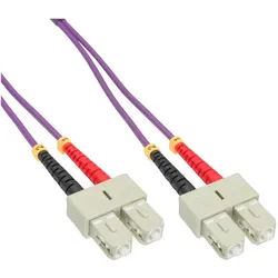 InLine LWL Duplex Kabel SC/SC 50/125um OM4 20m (20 m), Netzwerkkabel