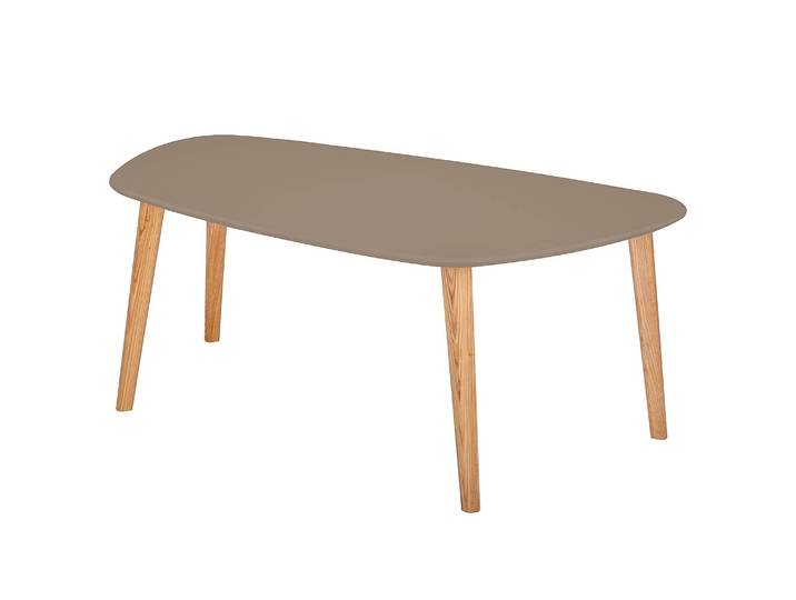 Table basse Endocarp 110 x 45cm Marron/Marron