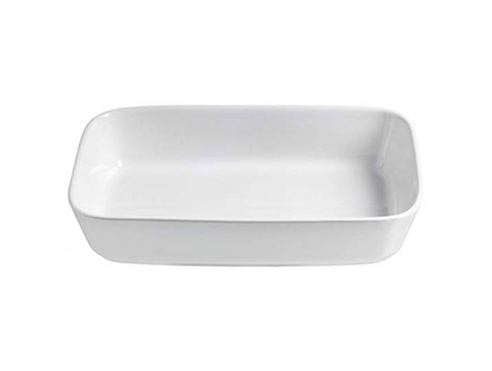 Ritzenhoff & Breker XXL Auflaufform rechteckig 36x25cm, 3 Liter, Weiß, Ofenform aus Keramik, Spülmaschinenfest