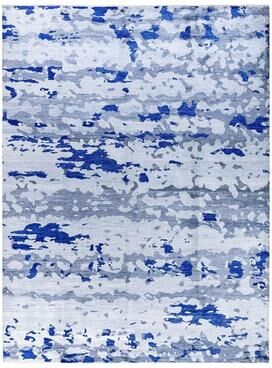Overton "Ikat One-of-a-Kind Handmade Area Rug - Beige, 9' 2"" x 12' 0"" - 9' 2"" x 12' 0"""