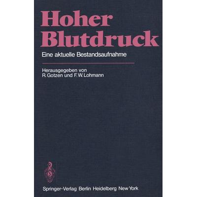 Hoher Blutdruck, Taschenbuch von , Springer Berlin, 978-3-540-08715-1