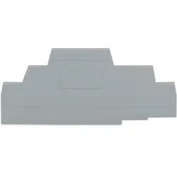 WAGO Abschlußplatte grau 280-303