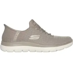 SKECHERS Damen Slipper SUMMITS-CLASSY NIGHT, Größe 37 in Grau Grau