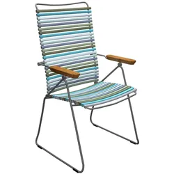 Outdoor Stuhl Click verstellbare Rückenlehne Multi-Color 2