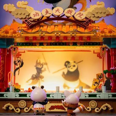 Pantasy Bouwdoos Kungfu Theater met USB-aansluiting