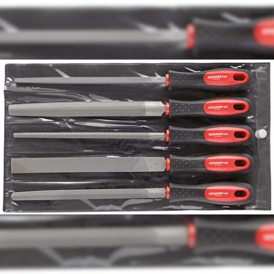 GEDORE red Feilensatz 3-kant + 4-kant + Flach + Rund + Halb 5-teilig, R93000005