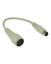 InLine Tastaturadapter PS/2 M bis DIN 5-polig W 10 cm geformt beige (39340)