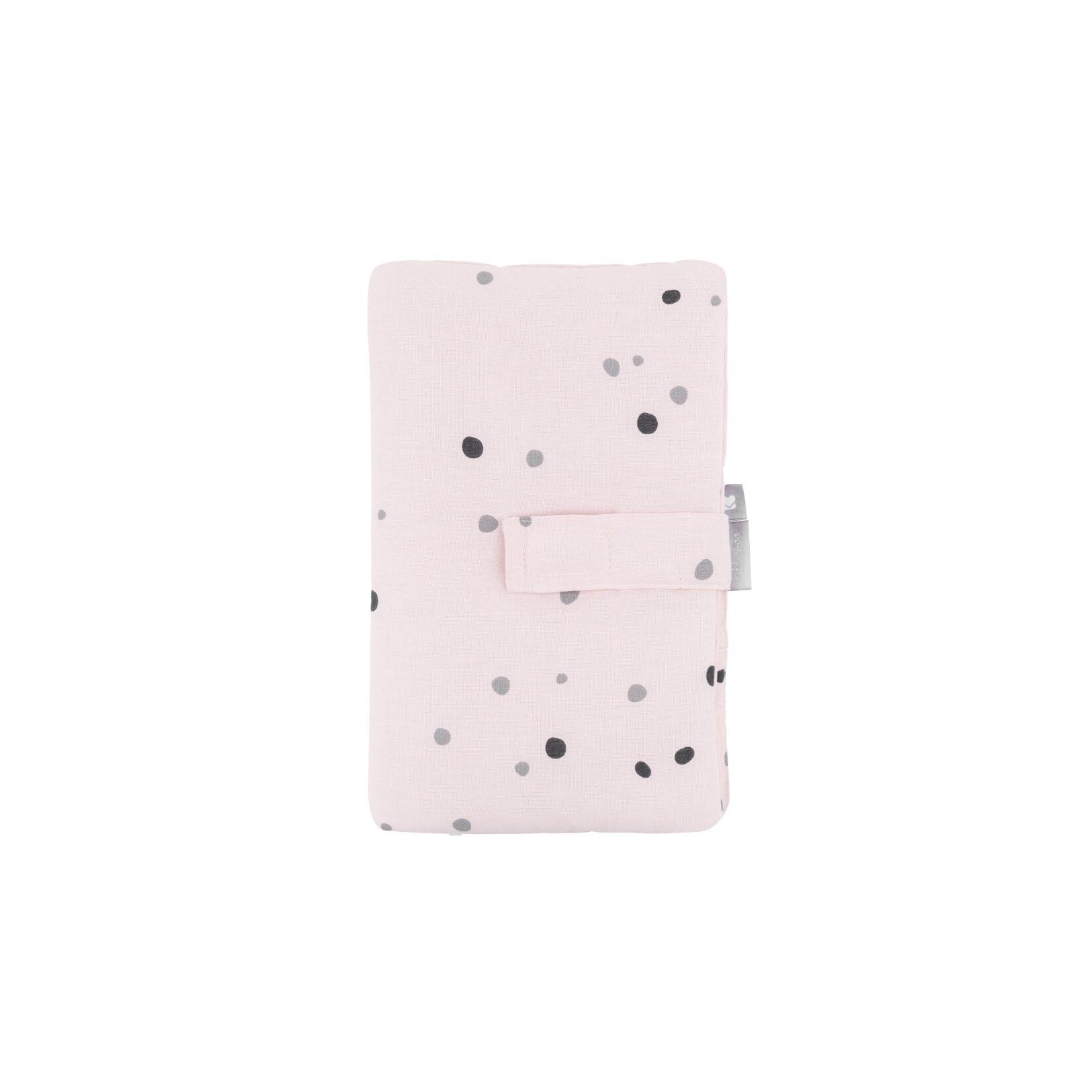 Kikkaboo Windeltasche Bear with me Wickeltasche, Selbstverschluss, Baumwolle rosa