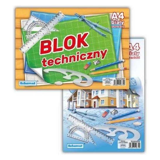 Schemat Technischer Block A4/10K weiss (10 Stück) (A4) (47790346)