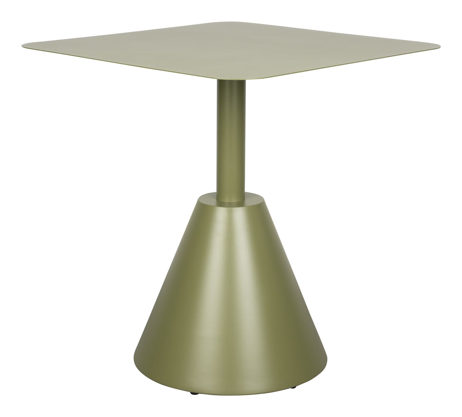ZILT Outdoor Bistrotafel Breonna Groen Vierkant B/D: 70 x 70 cm