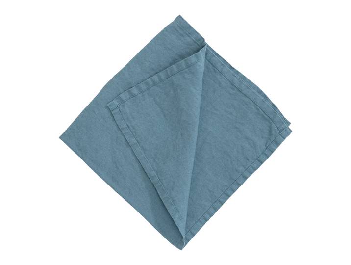 Serviette Lindau, Atelier Pfister, petrol, Leinen