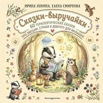 Skazki-vyruchayki. 60 Terapevticheskih skazok pro emotsii, strahi i dobrotu dlya malyshey. - Elena Smirnova,Irina Honina, Audio, 9785042504891