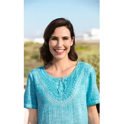 Baumwoll-Bluse in türkis in Größe 36 von DW-Shop, Türkis, 36