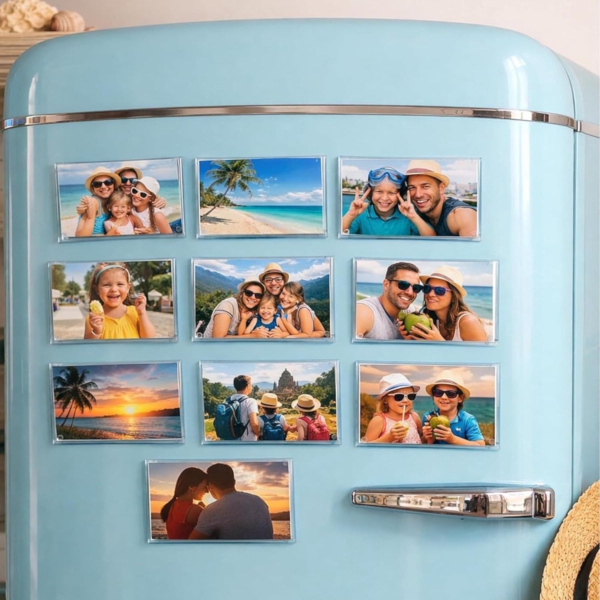 ShopVlot Magnetische Acryl Fotohouder Transparant 10 x DIY