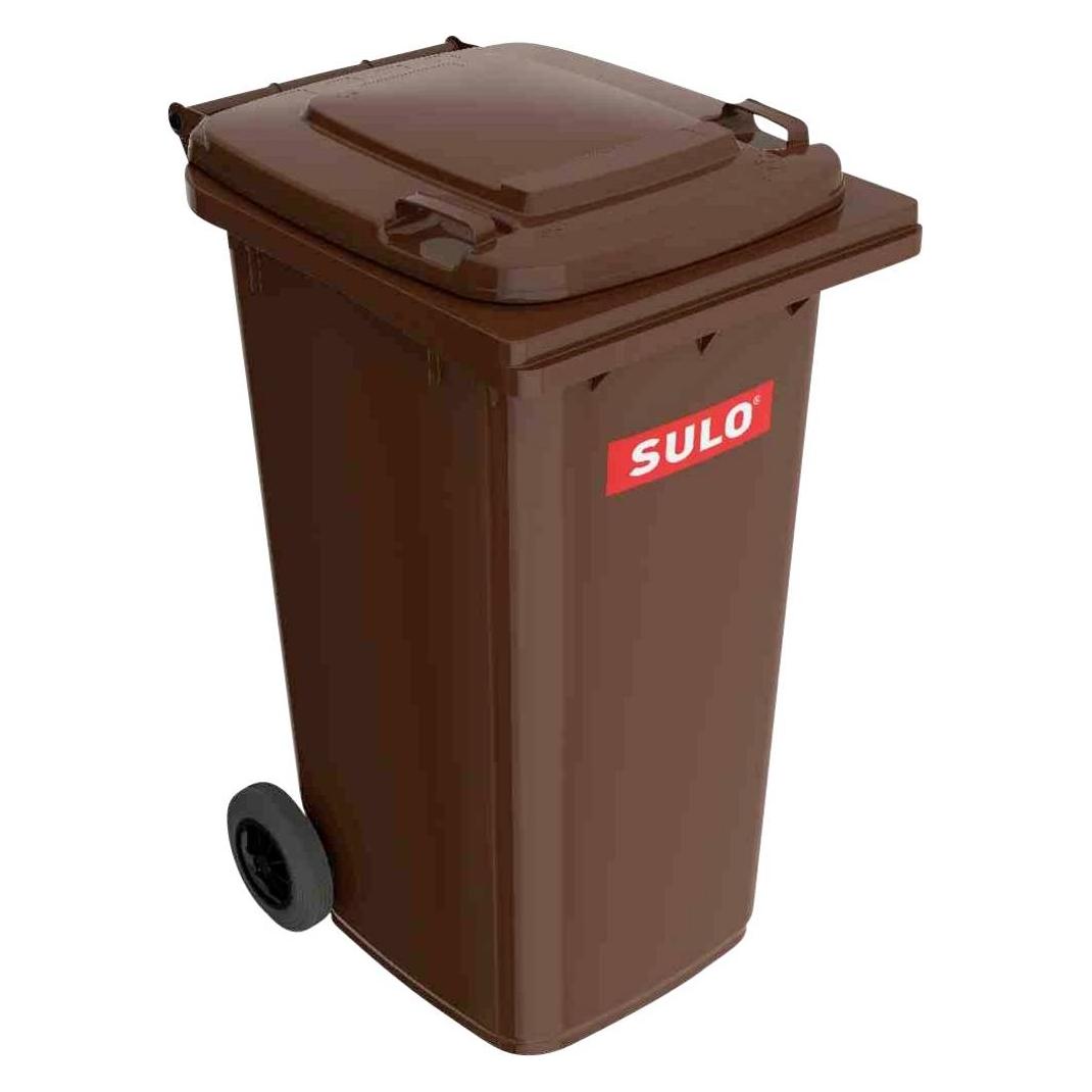 SULO Müllgrossbehälter 240 l HDPE braun fahrbar, nach EN 840 (240 l) (1073717)