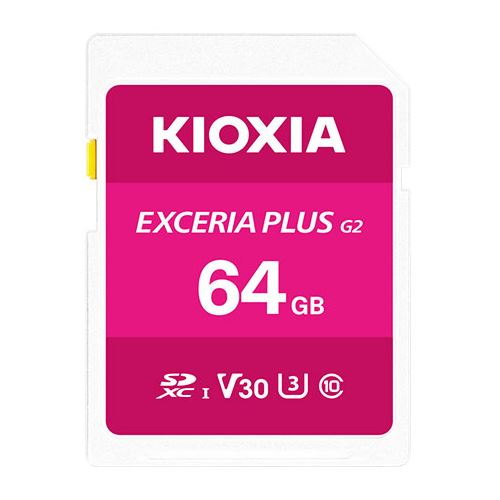 64GB KIOXIA SD-Card Exceria Plus Gen 2. Bulk
