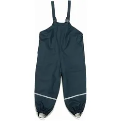 Playshoes, Outdoorhose, Regenlatzhose Fleece gefüttert (92), Blau