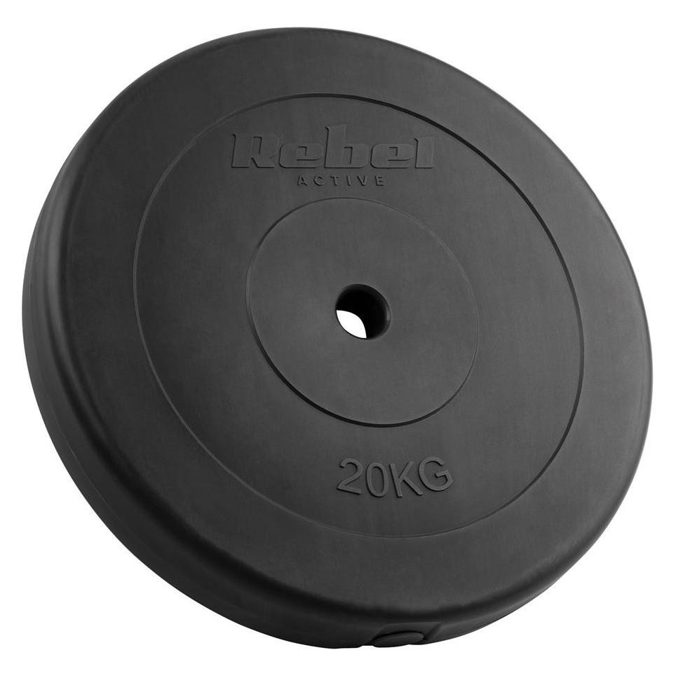 Rebel Bitumenlast 20kg Bohrung 31mm klassische Scheibe ACTIVE (RBA-2119)