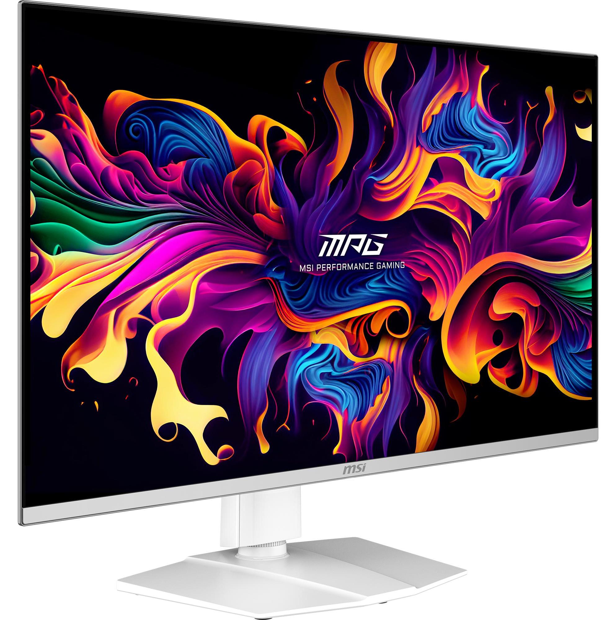 MSI MPG 321URXWDE QD-OLED, 80 cm (31.5"), 3840 x 2160 Pixel, 4K Ultra HD, QD-OLED, 0,03 ms, Weiß