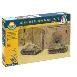 Italeri - 1:72 SdKfz.161 PzKpfw. IV F1 Fast As.Kit