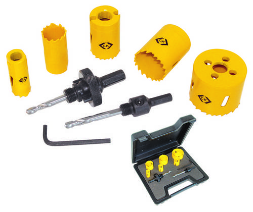 C.K 424045 Lochsägen-Set 9teilig 16 mm, 20 mm, 25 mm, 32 mm, 38 mm, 51mm 1 Set