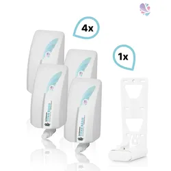 SET: Grobreiniger für Hände, Titan Basis 4x 2-Liter, 3.600 Anwendungen + 1x Lavela Spender - PRODUKTSET