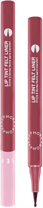 SEPHORA - LIP TINT FELT LINER - Filzlippenstift ohne Abfärben, 1 ml,  Pink outline