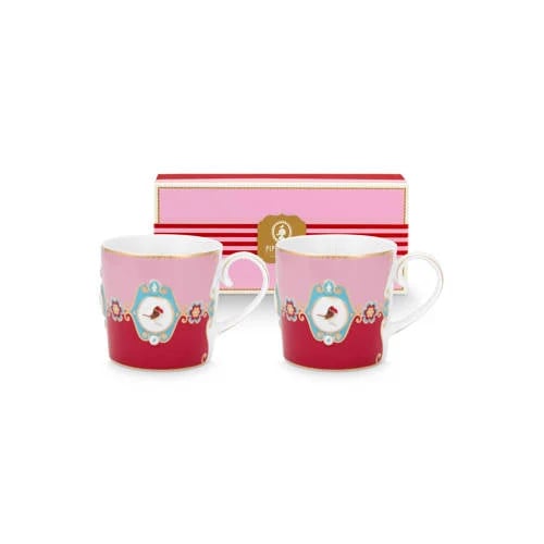 Pip Studio mok love birds set van 2