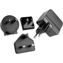 HN Power HNP12I-USBL6 USB Ladegerät 12 W 1x USB-A Schwarz Innenbereich Stabilisiert