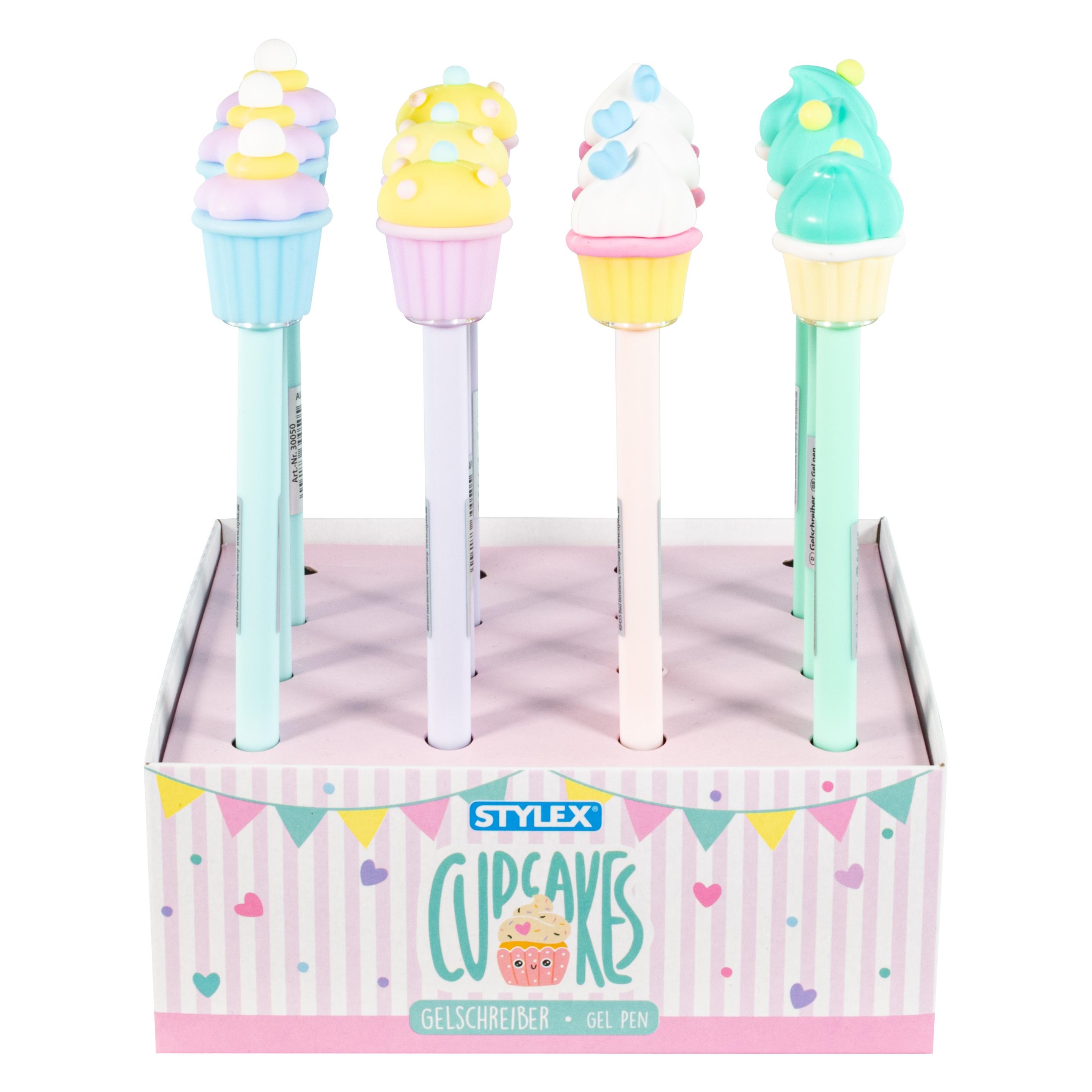 Stylex Gelschreiber - mit Cupcake Topper - 1 Stück (1x) (30050)