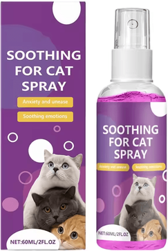 Inspire Curations CalmPaws Cat Pheromone Calming Spray For Stress Relief a
