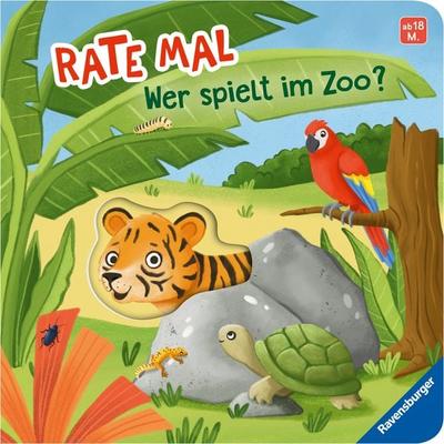 Rate mal - Wer spielt im Zoo?, Gebundene Ausgabe von Bernd Penners, Ravensburger Verlag GmbH, 978-3-473-41871-8