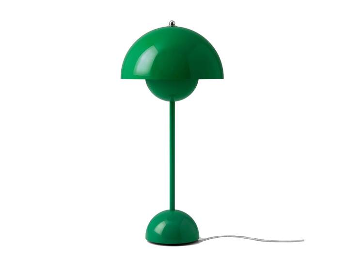 &Tradition FlowerPot VP3 Tischleuchte Signal green