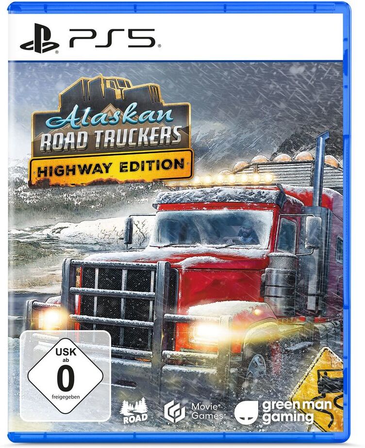 U & I ENTERTAINMENT Spielesoftware "Alaskan Road Truckers: Highway Edition", rot (weiß, neutral), PlayStation 5, Spielesoftware, Spielesoftware