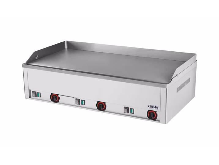 Bartscher Elektro-Griddleplatte 970, Chrom, glatt – Gastro Grill/Griddleplatte – edelstahl