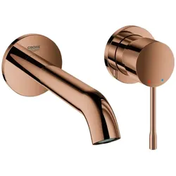 GROHE 2-Loch-Waschtischbatterie Essence 29192_1, Wandmontage, Fertigmontageset f...